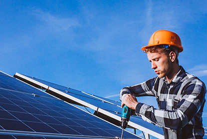 Solar panel technician